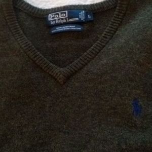 Wool Sweater Green Ralph Lauren